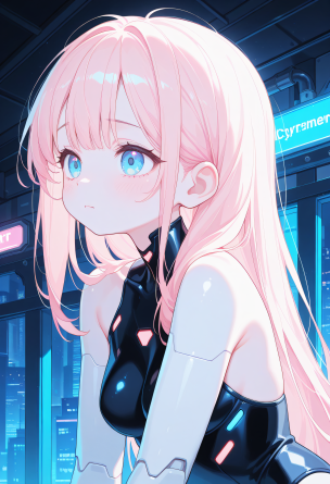 (pastel colors:1.3), 1girl, robot girl, cute, cyberpunk, sad,
masterpiece,best quality,amazing quality,very aesthetic,absurd...