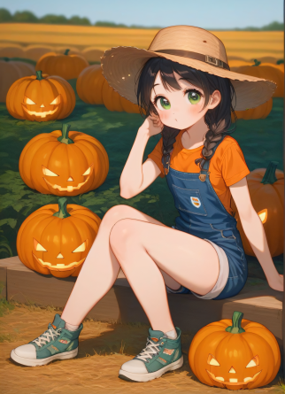 score_9,score_8_up,score_7_up,
1girl, kawaii, cosplay, farmer, big eyes, full body, petite, flat breast, blush, detailed bod...