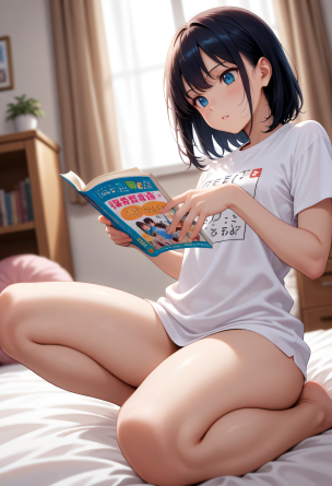 8K, depth of field, focused subject, dynamic angle, sexy pose, best quality, detailed eyes, perfect eyes, anime, petite, bedr...